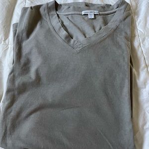 James Perse V neck T shirt Made in USA! 
100% cotton    Size: 3 = L     EpoC!